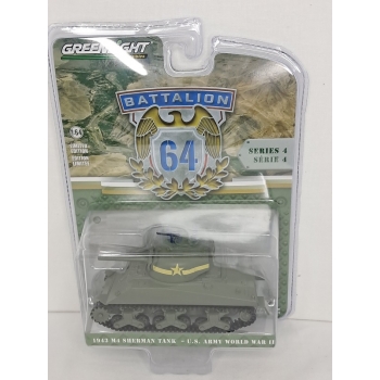 Greenlight 1:64 M4 Sherman Tank 1943 US Army World War II 13th Armored Regiment 1st Armored Division